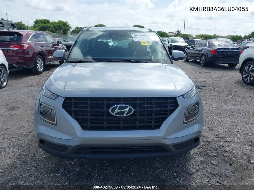 2020 Hyundai Venue Se VIN: KMHRB8A36LU04055 Lot: 40275659