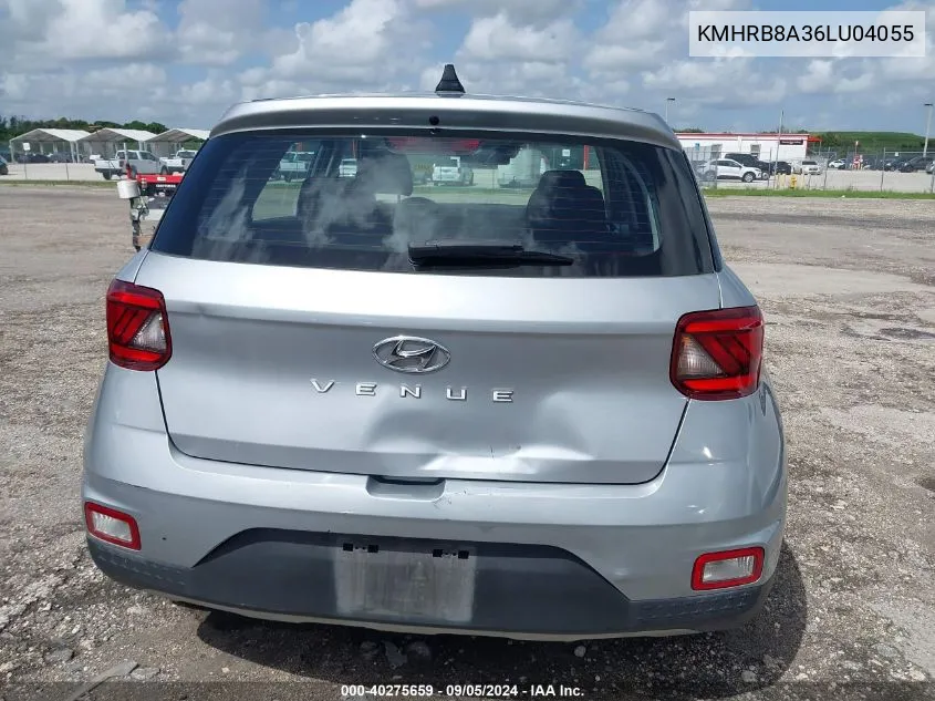 2020 Hyundai Venue Se VIN: KMHRB8A36LU04055 Lot: 40275659