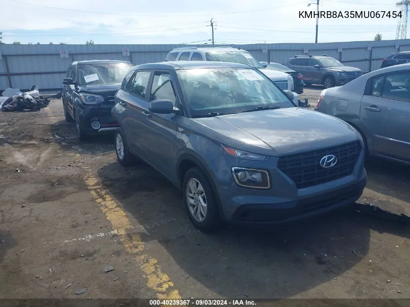 2021 Hyundai Venue Se VIN: KMHRB8A35MU067454 Lot: 40239367