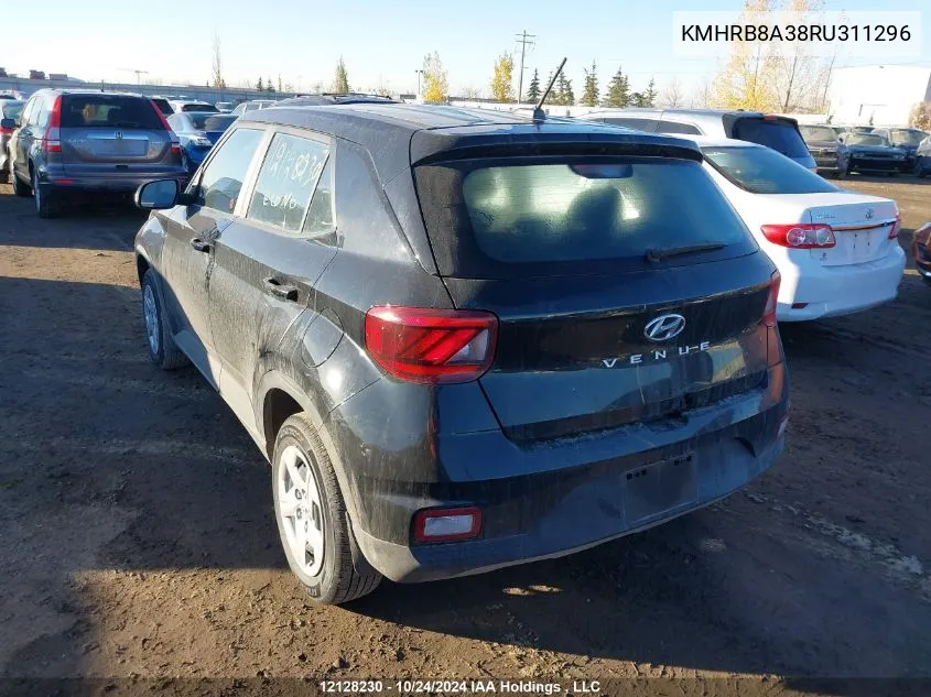 KMHRB8A38RU311296 2024 Hyundai Venue Essential