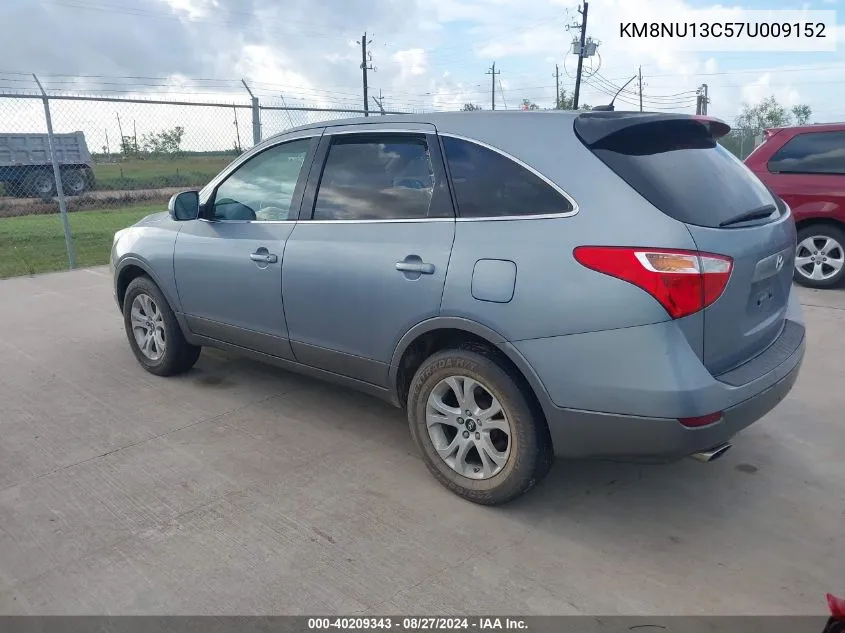 2007 Hyundai Veracruz Gls/Limited/Se VIN: KM8NU13C57U009152 Lot: 40209343