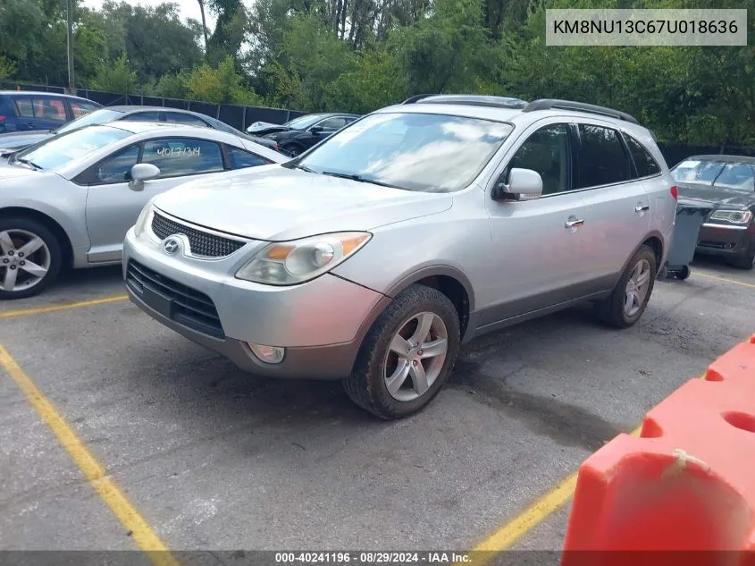 KM8NU13C67U018636 2007 Hyundai Veracruz Gls/Limited/Se