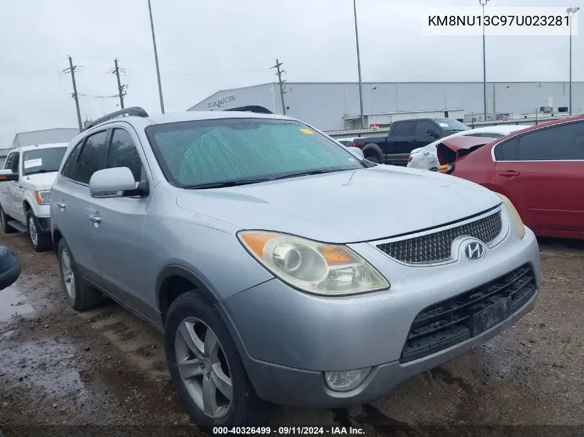 2007 Hyundai Veracruz Gls/Limited/Se VIN: KM8NU13C97U023281 Lot: 40326499