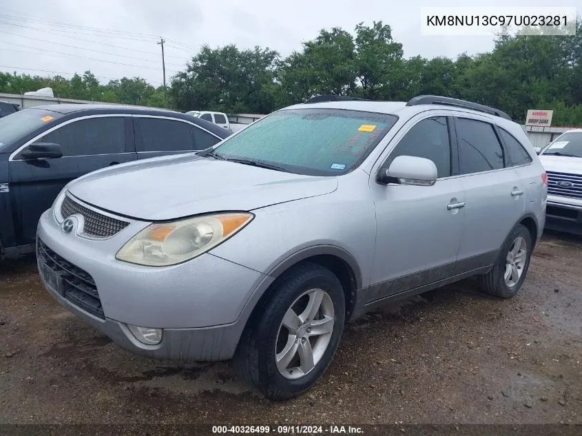 2007 Hyundai Veracruz Gls/Limited/Se VIN: KM8NU13C97U023281 Lot: 40326499