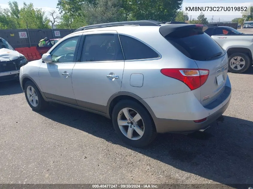 2007 Hyundai Veracruz Gls/Limited/Se VIN: KM8NU73C27U019852 Lot: 40477247