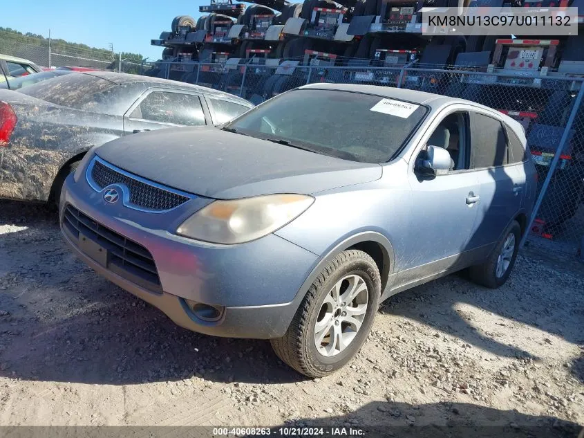 2007 Hyundai Veracruz Gls/Limited/Se VIN: KM8NU13C97U011132 Lot: 40608263