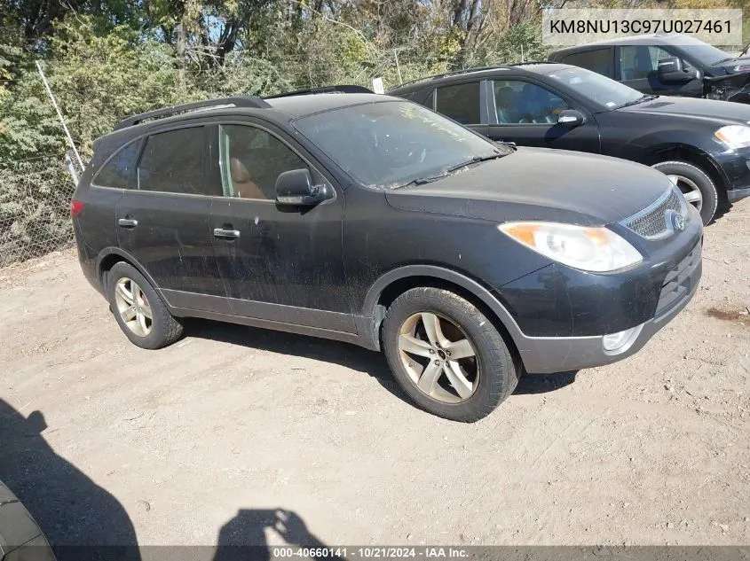 2007 Hyundai Veracruz Gls/Limited/Se VIN: KM8NU13C97U027461 Lot: 40660141