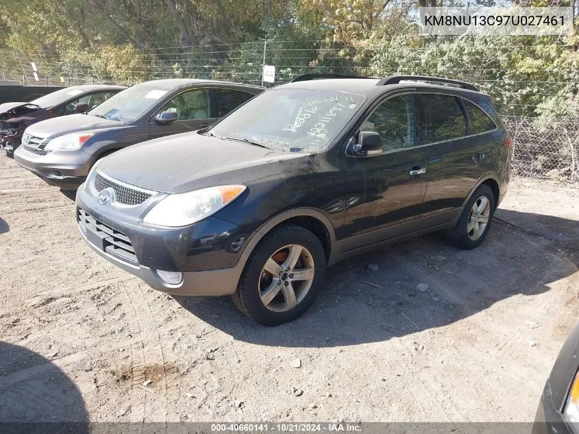 2007 Hyundai Veracruz Gls/Limited/Se VIN: KM8NU13C97U027461 Lot: 40660141