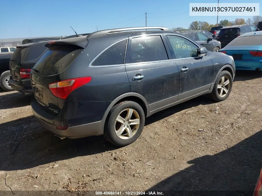 2007 Hyundai Veracruz Gls/Limited/Se VIN: KM8NU13C97U027461 Lot: 40660141