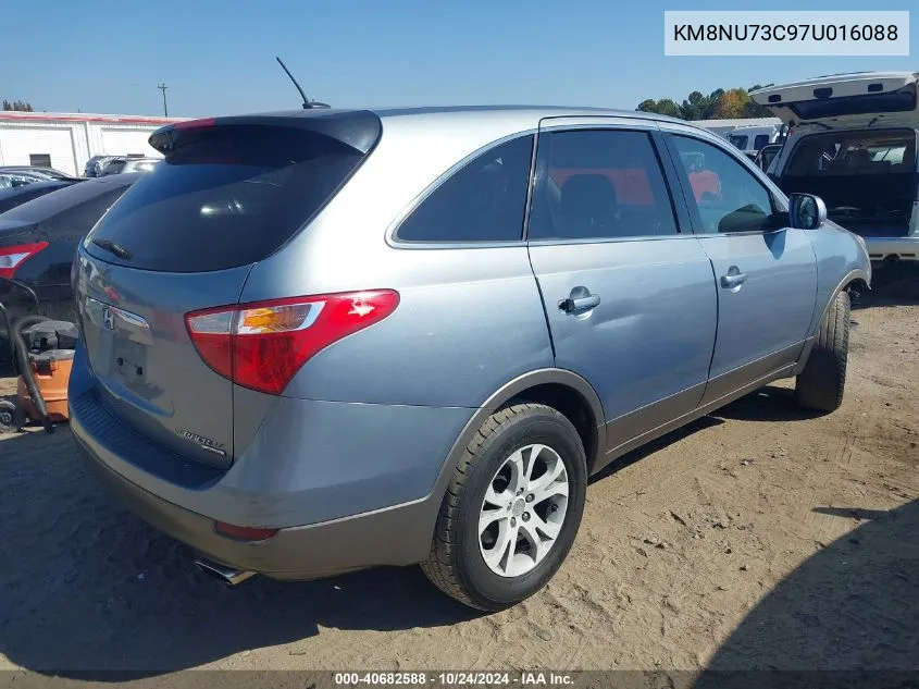 2007 Hyundai Veracruz Gls/Se/Limited VIN: KM8NU73C97U016088 Lot: 40682588