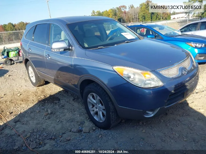 2007 Hyundai Veracruz Gls/Limited/Se VIN: KM8NU13CX7U016503 Lot: 40686251