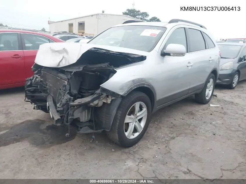 2007 Hyundai Veracruz Gls/Limited/Se VIN: KM8NU13C37U006413 Lot: 40698061