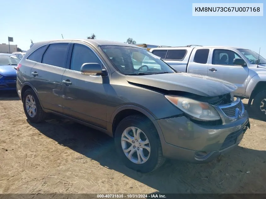 2007 Hyundai Veracruz Gls/Limited/Se VIN: KM8NU73C67U007168 Lot: 40731835