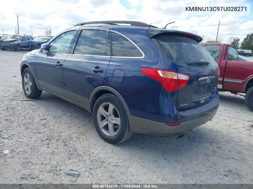 2007 Hyundai Veracruz Gls/Limited/Se VIN: KM8NU13C97U028271 Lot: 40782819