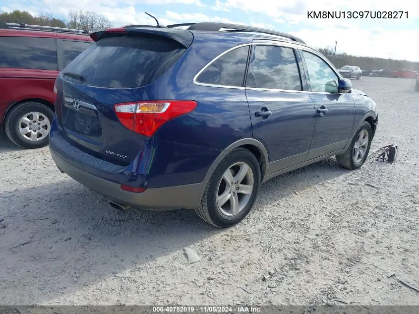 2007 Hyundai Veracruz Gls/Limited/Se VIN: KM8NU13C97U028271 Lot: 40782819