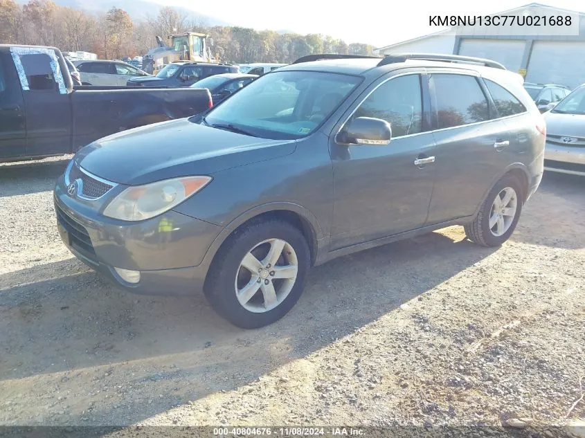 2007 Hyundai Veracruz Gls/Limited/Se VIN: KM8NU13C77U021688 Lot: 40804676