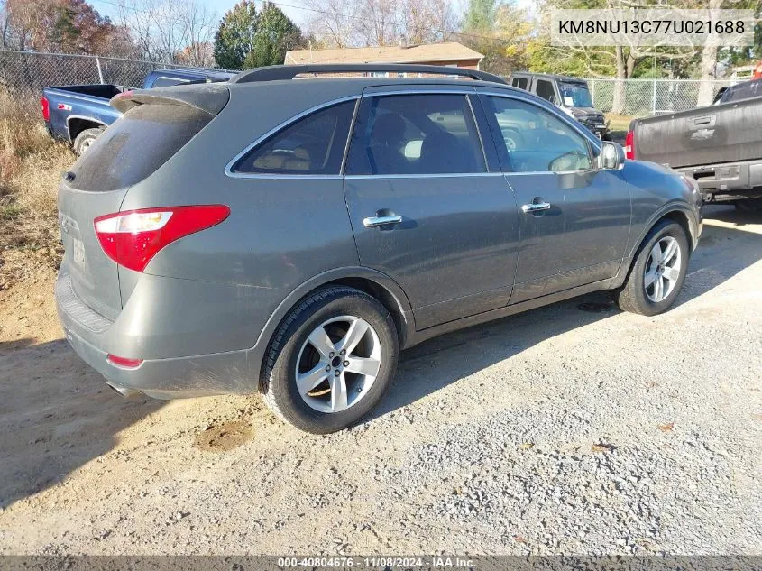 2007 Hyundai Veracruz Gls/Limited/Se VIN: KM8NU13C77U021688 Lot: 40804676