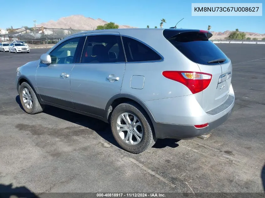 2007 Hyundai Veracruz Gls/Limited/Se VIN: KM8NU73C67U008627 Lot: 40818917