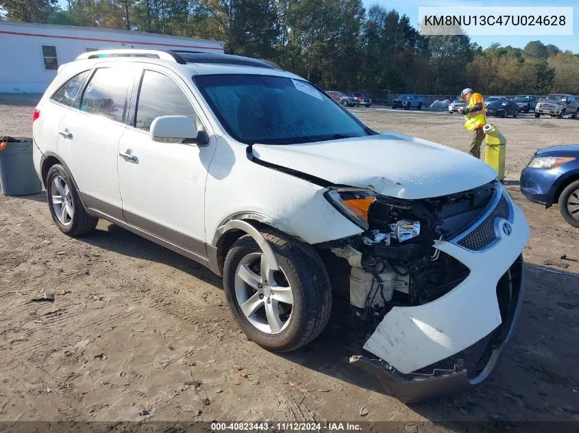 2007 Hyundai Veracruz Gls/Limited/Se VIN: KM8NU13C47U024628 Lot: 40823443