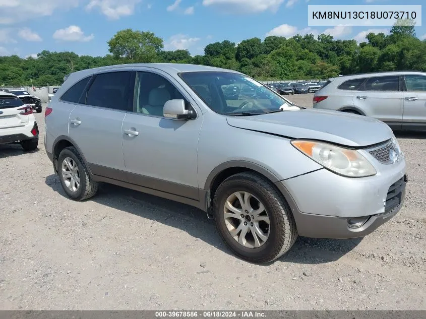 2008 Hyundai Veracruz Gls/Limited/Se VIN: KM8NU13C18U073710 Lot: 39678586