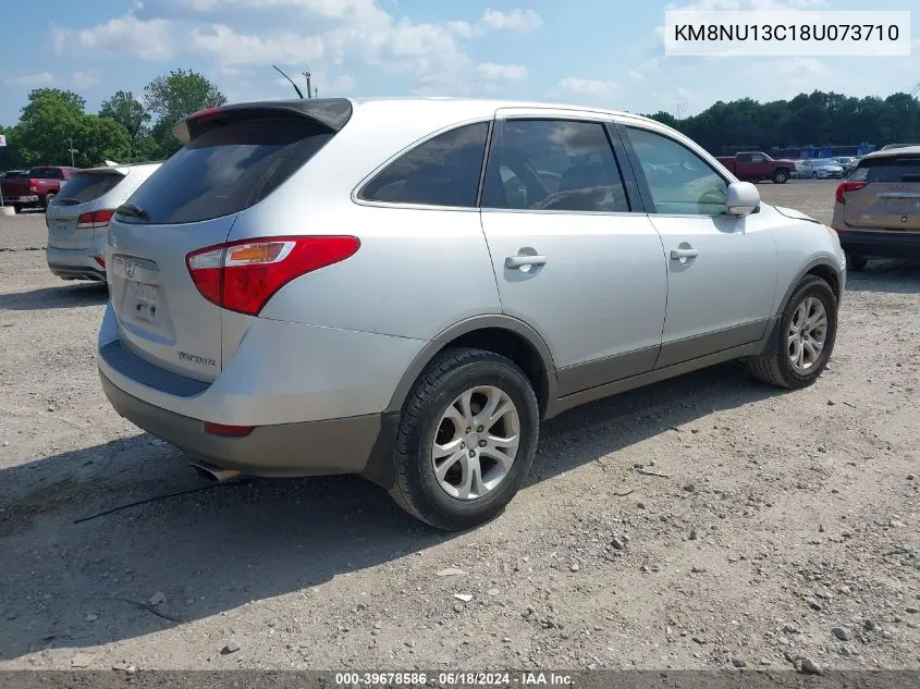 2008 Hyundai Veracruz Gls/Limited/Se VIN: KM8NU13C18U073710 Lot: 39678586