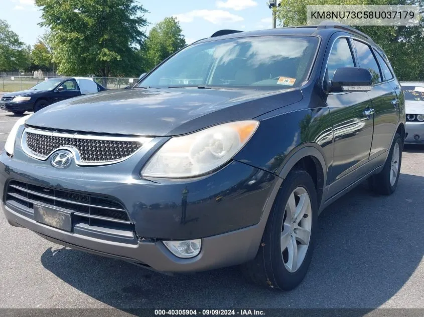 2008 Hyundai Veracruz Gls/Limited/Se VIN: KM8NU73C58U037179 Lot: 40305904