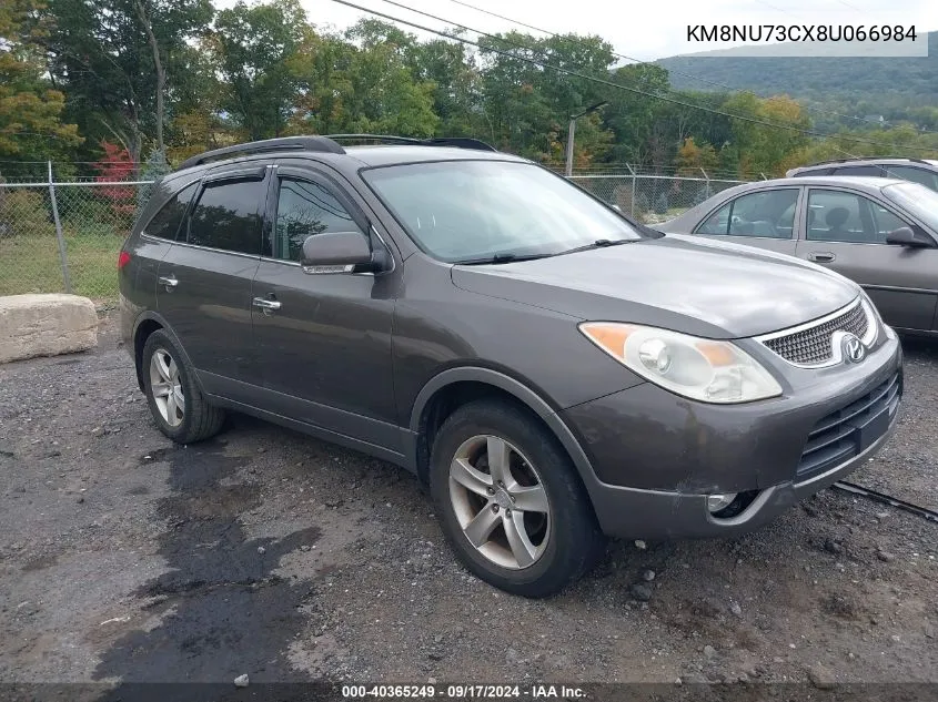 2008 Hyundai Veracruz Gls/Limited/Se VIN: KM8NU73CX8U066984 Lot: 40365249