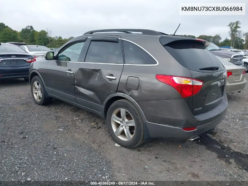 2008 Hyundai Veracruz Gls/Limited/Se VIN: KM8NU73CX8U066984 Lot: 40365249