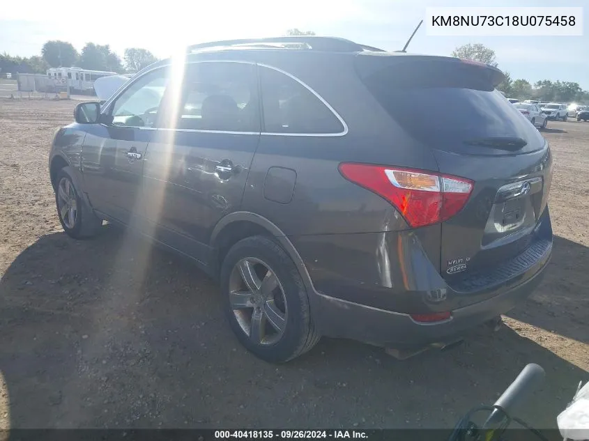 KM8NU73C18U075458 2008 Hyundai Veracruz Gls/Limited/Se