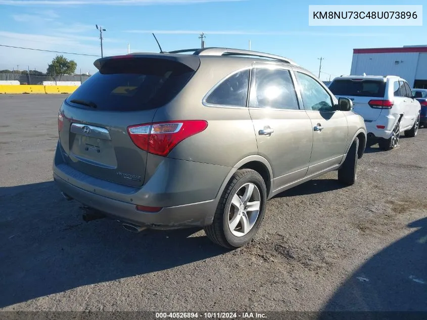 2008 Hyundai Veracruz Gls/Se/Limited VIN: KM8NU73C48U073896 Lot: 40526894