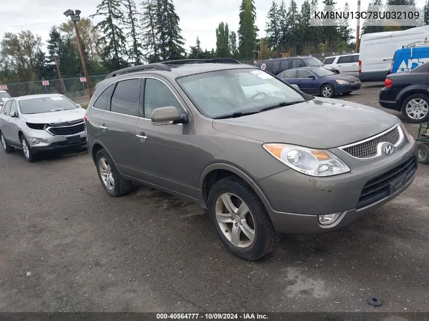 2008 Hyundai Veracruz Gls/Limited/Se VIN: KM8NU13C78U032109 Lot: 40564777