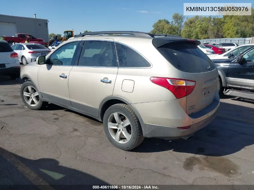 2008 Hyundai Veracruz Gls/Limited/Se VIN: KM8NU13C58U053976 Lot: 40611806