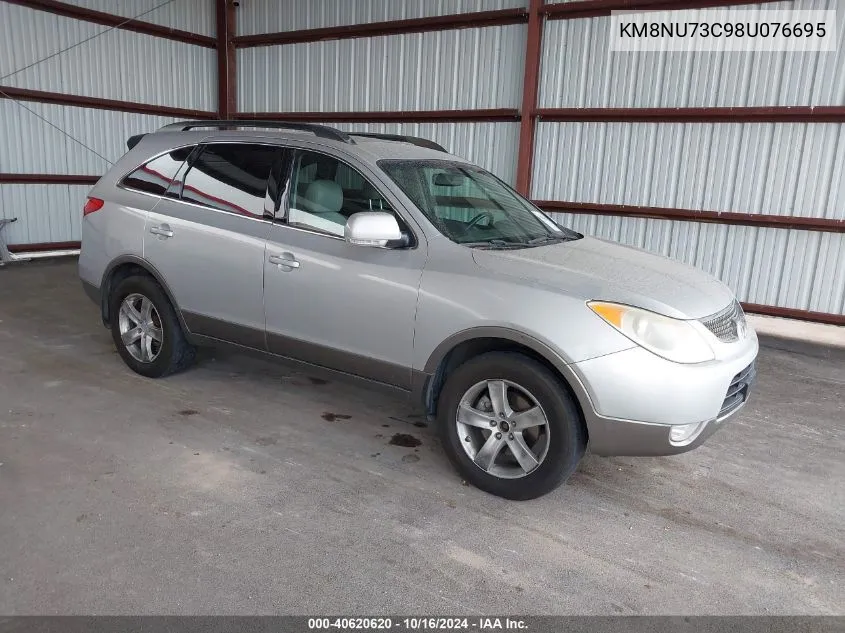 2008 Hyundai Veracruz Gls/Limited/Se VIN: KM8NU73C98U076695 Lot: 40620620