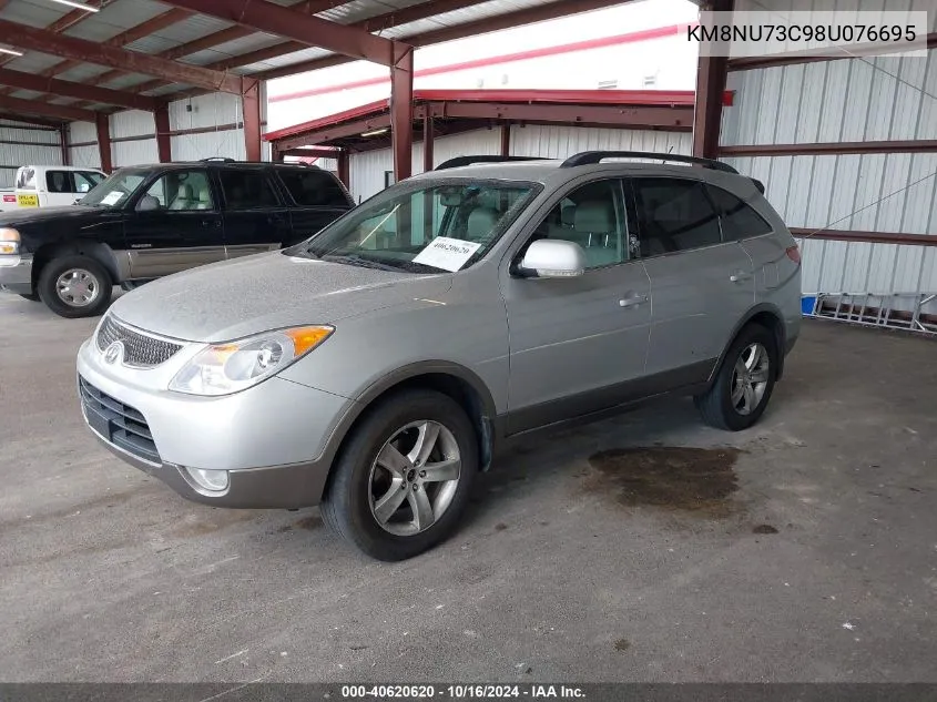 2008 Hyundai Veracruz Gls/Limited/Se VIN: KM8NU73C98U076695 Lot: 40620620