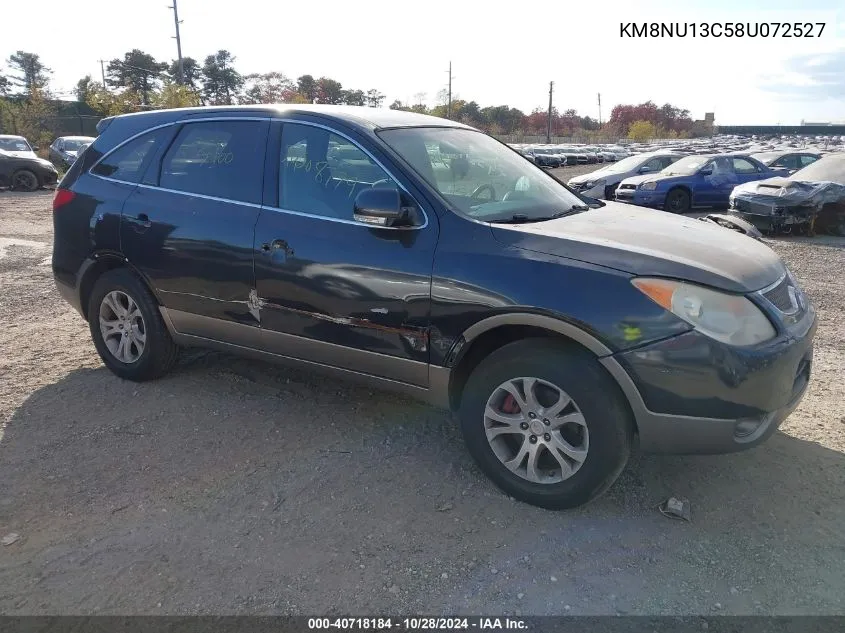 2008 Hyundai Veracruz Gls/Limited/Se VIN: KM8NU13C58U072527 Lot: 40718184