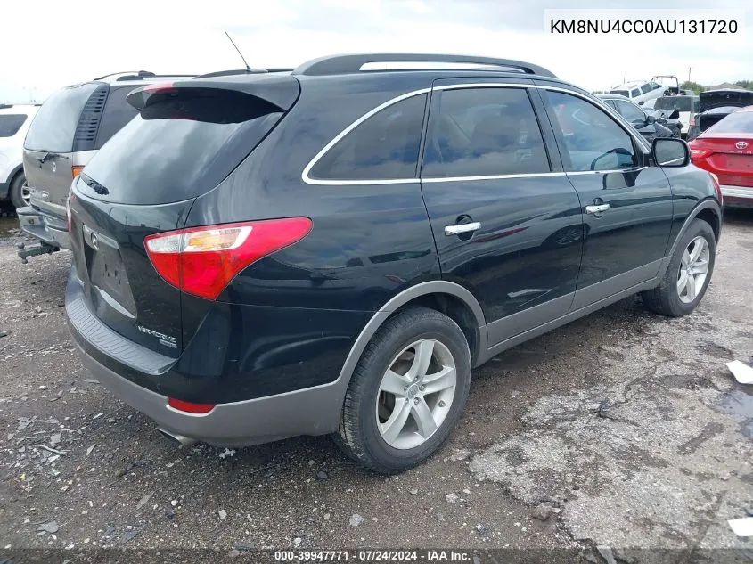 2010 Hyundai Veracruz Limited VIN: KM8NU4CC0AU131720 Lot: 39947771