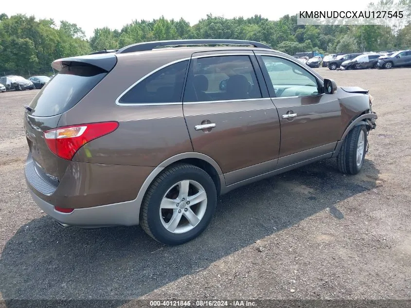 2010 Hyundai Veracruz Limited VIN: KM8NUDCCXAU127545 Lot: 40121845