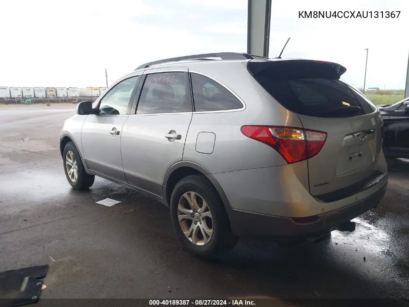 2010 Hyundai Veracruz Gls VIN: KM8NU4CCXAU131367 Lot: 40189387