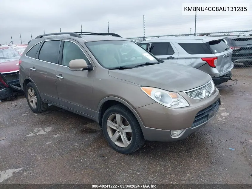 2010 Hyundai Veracruz Limited VIN: KM8NU4CC8AU131285 Lot: 40241222