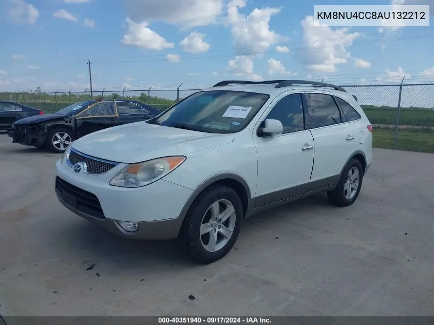 2010 Hyundai Veracruz Limited VIN: KM8NU4CC8AU132212 Lot: 40351940