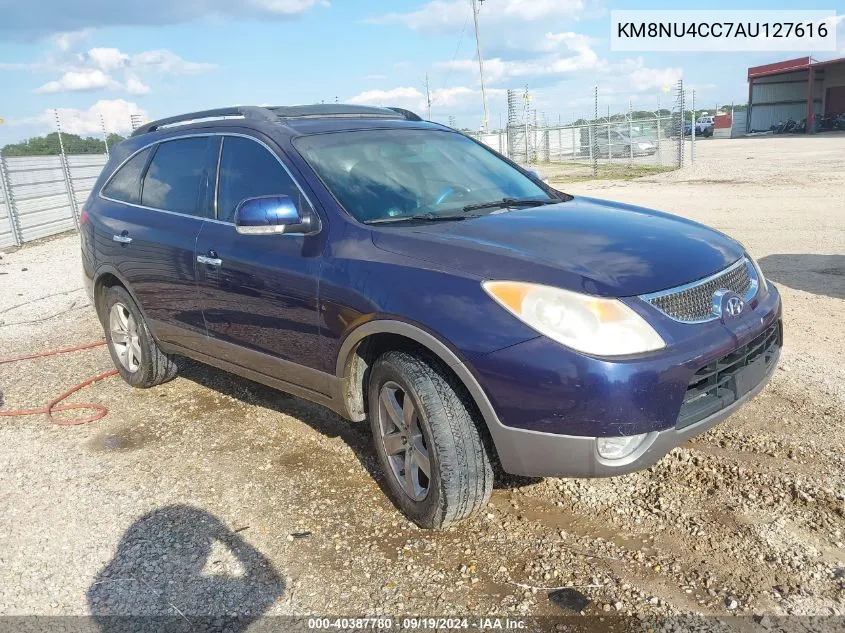 2010 Hyundai Veracruz Limited VIN: KM8NU4CC7AU127616 Lot: 40387780