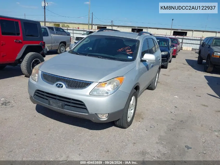 KM8NUDCC2AU122937 2010 Hyundai Veracruz Limited