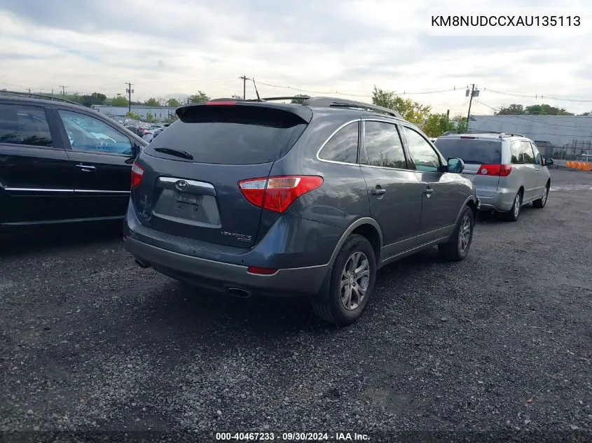 KM8NUDCCXAU135113 2010 Hyundai Veracruz Gls/Limited