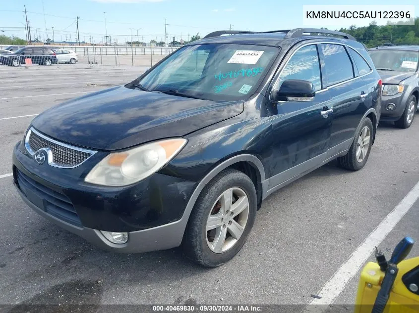 2010 Hyundai Veracruz Limited VIN: KM8NU4CC5AU122396 Lot: 40469830