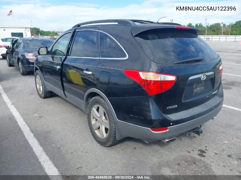 2010 Hyundai Veracruz Limited VIN: KM8NU4CC5AU122396 Lot: 40469830