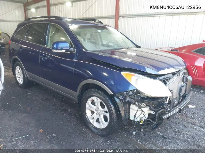 2010 Hyundai Veracruz Gls VIN: KM8NU4CC6AU122956 Lot: 40711974