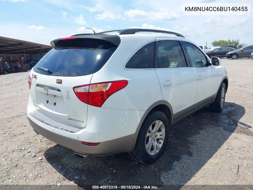 KM8NU4CC6BU140455 2011 Hyundai Veracruz Gls