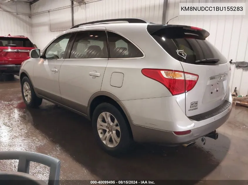 KM8NUDCC1BU155283 2011 Hyundai Veracruz Gls