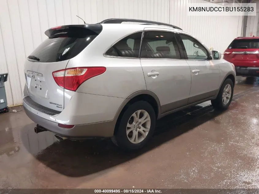 KM8NUDCC1BU155283 2011 Hyundai Veracruz Gls