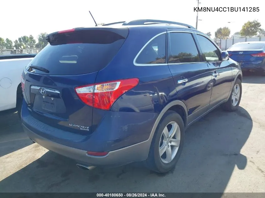 2011 Hyundai Veracruz Limited VIN: KM8NU4CC1BU141285 Lot: 40180650